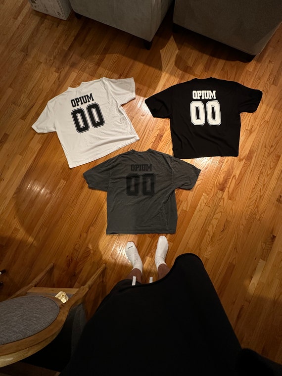 00 (opium) JERSEY SHIRT - Etsy Israel