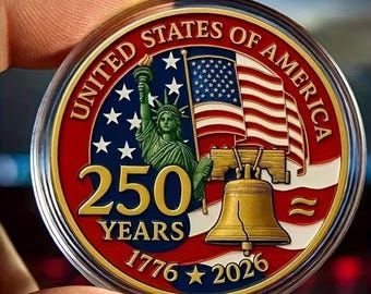 1776-2026, 250.º aniversario de EE. UU. Moneda conmemorativa Hobo Nickel Día de la Independencia