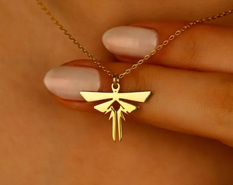 Firefly Necklace, Last of Us Firefly Necklace, Cosplay Necklace, Firefly Jewelry, Gamer Necklace, Cosplay Gamer Gift, Firefly Lover Gift