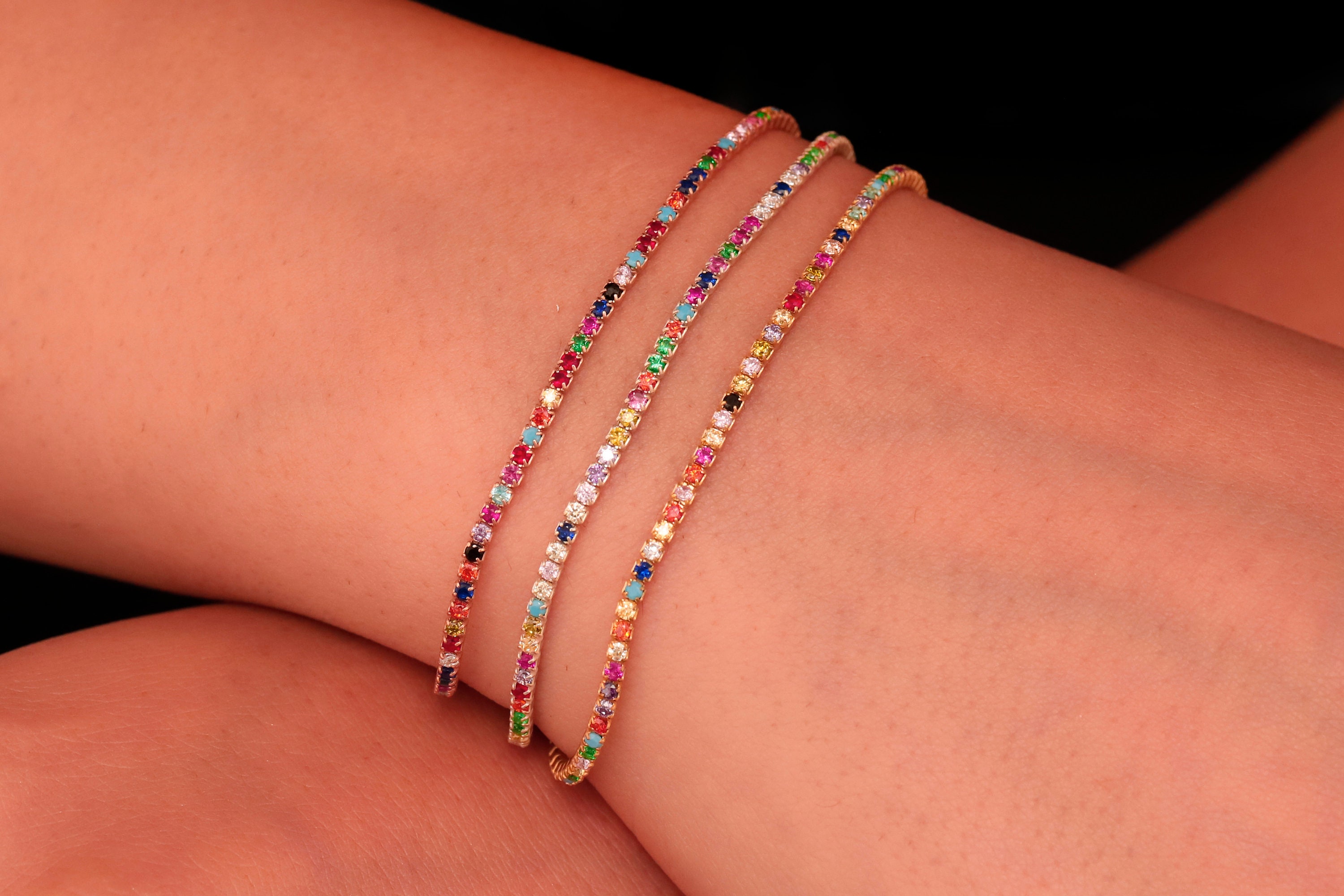 Pink Cz Bracelet - Etsy