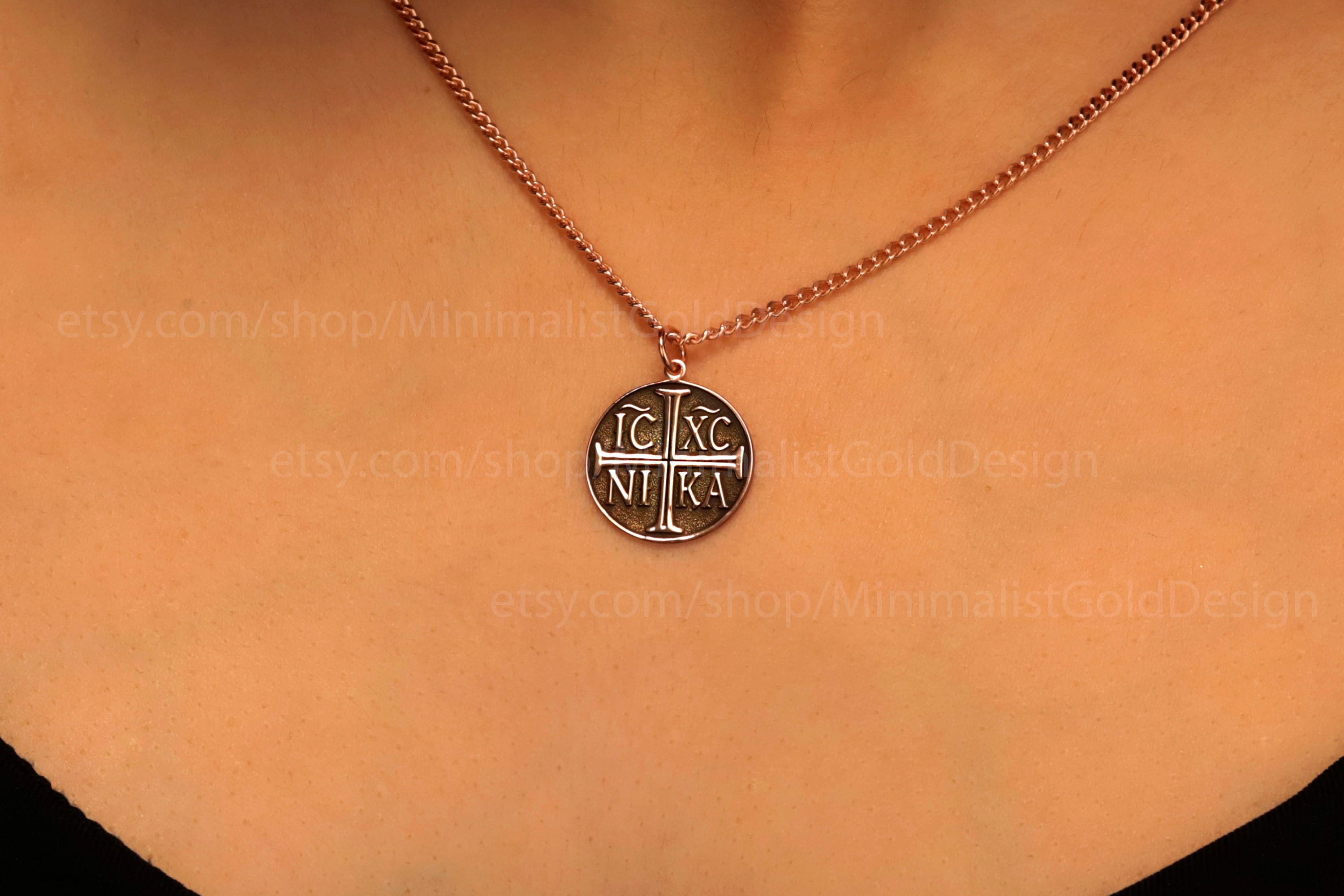 Ic Xc Nika Pendant - Etsy Ic Xc Nika Pendant - Etsy