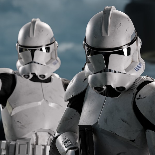 Embrace the Clone Legacy: Phase 2 Clone Trooper Armour and Helmet - 3D Printing STL Files - Star Wars - The Clone Wars