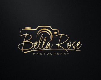 Logo per la fotografia, logo personalizzato, logo della firma, logo della fotocamera