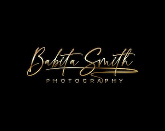 Personalized Photography Logo Watermark: Camera Signature Design (Digital Download PNG)
