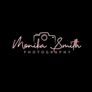 Personalized Logo for Photography, Custom Logo