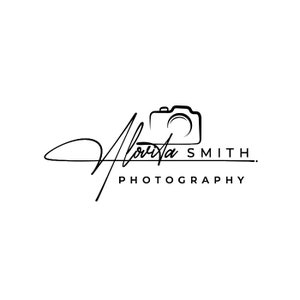 Logo della fotocamera per fotografia, logo personalizzato, logo della firma, logo della fotografia, logo scritto a mano immagine 3