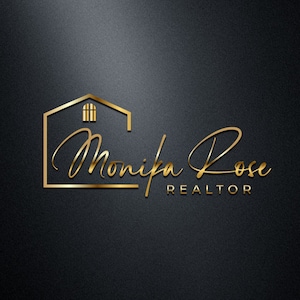 Premade Real Estate Logo Design, Realtor logo, Home Logo,  Text logo,  Agent House Logo, Signature Logo