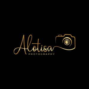 Kamera Logo für Fotografie, individuelles Logo, Wasserzeichen Logo, Initialen Logo, handgeschriebenes Logo