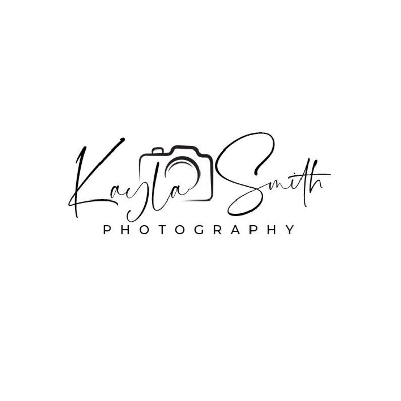 Handwritten Photography Logo, Custom Camera Signature (digital ...
