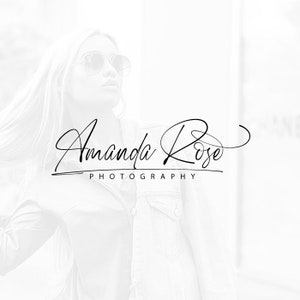 Fotografie-Logo und Wasserzeichen, benutzerdefiniertes Logo-Design Fotografie, professionelles Logo, handgeschriebenes Signatur-Logo, Signatur, minimalistisches Logo