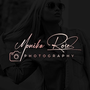 Wasserzeichen für Fotografie, Signatur Logo Design für Fotografie, Name Logo Design, handgeschriebenes Logo, Vorgefertigtes Logo für Fotografie
