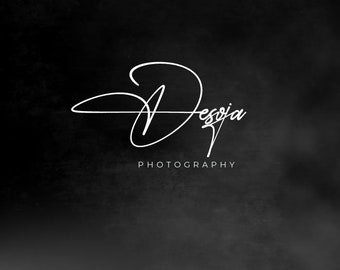 Logo della firma per fotografia, logo personalizzato, logo fotografico