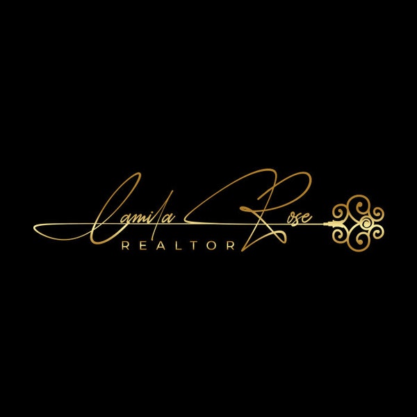 Realtor logo, Custom Logo, Home Logo, Text logo, Signature Logo, Agent House Logo