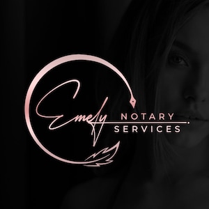 Logo usługi notarialnej, logo notariusza, projekt logo niestandardowego, logo firmy, logo podpisu, logo kreatywne, logo fotografii
