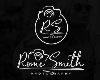 Photography Logo and Watermark , Signature Logo Design for Photography, Premade Logo for Photography, Name Logo Design, Handwritten Logo