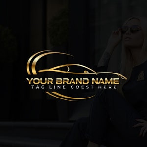Logotipo de automóvil personalizado, logotipo personalizado, logotipo de venta de automóviles, logotipo de detalles de automóviles, logotipo de transporte, logotipo de vehículo, logotipo prediseñado