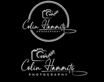May include: Black and white logo for Colin Hammitt Photography. The logo features a stylised camera with a floral design and the text "Colin Hammitt Photography".