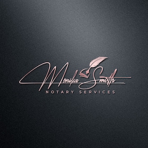 Notarislogo, aangepast logo-ontwerp, logo notarisservice, bedrijfslogo, handtekeninglogo, creatief logo, fotografielogo