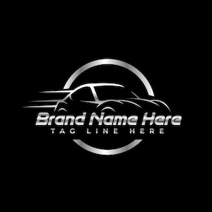 Car Logo, Personalized Logo, Premade Logo, Vehicle Logo, Automotive Logo