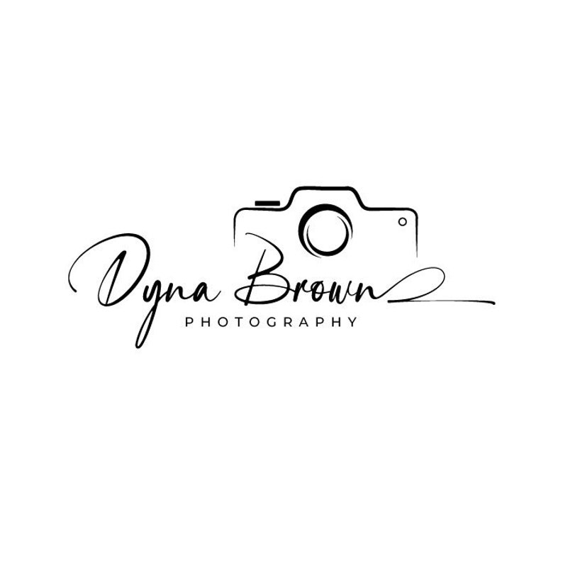 Minimalist Photography Logo, Custom Camera Signature (digital Item) - Etsy