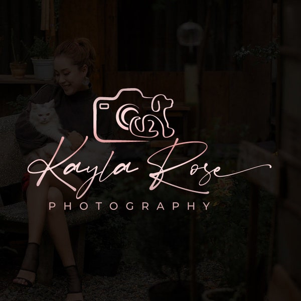 Camera Logo for Photography, Signature Logo, Photography Logo