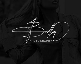 Handwritten Signature Logo for Photography, Custom Business Logo