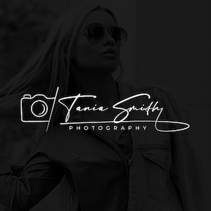 Camera Logo for Photography, Signature Logo, Photography Logo