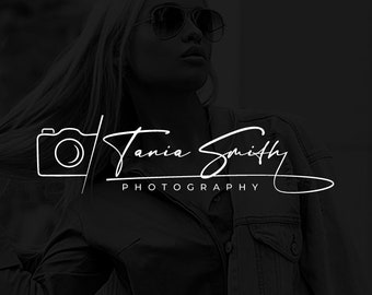 Camera Logo for Photography, Signature Logo, Photography Logo