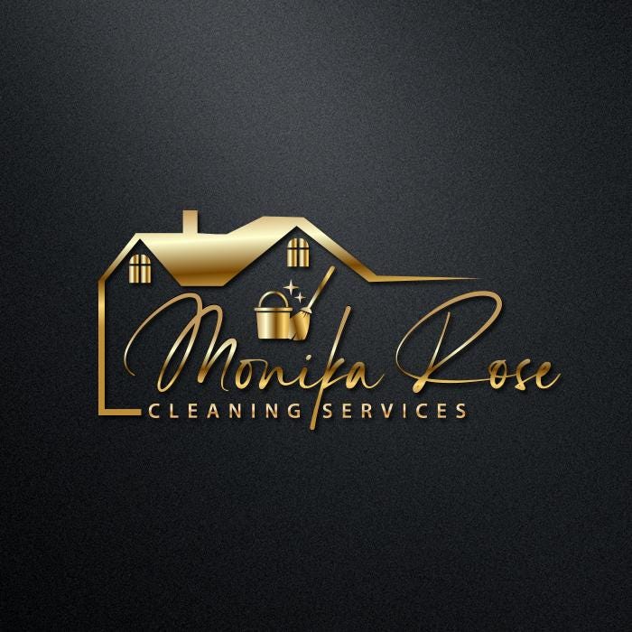 Reinigungsservice-Logo mit benutzerdefinierten Änderungen