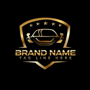Logo d&#39;esthétique automobile, Logo de réparation automobile, Logo de véhicule, Logo de réparation automobile, Logo préfabriqué, Logo d&#39;esthétique automobile