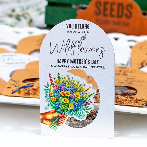 MOTHER'S DAY FAVORS • Seed Packets • International Women's Day • Spa Day • Wildflowers • Eco-Friendly • Bespoke • ShakerSeeds® - 346