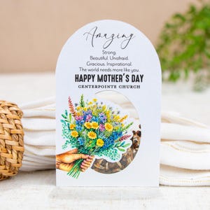 MOTHER'S DAY GIFT • Wildflower Seed Packet Favors • Eco-Friendly • ShakerSeeds® - 346S
