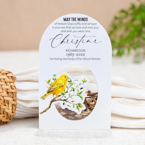 MEMORIAL Wildflower Seed Packets • In Loving Memory • Celebration of Life • Bespoke • ShakerSeeds® - 161S