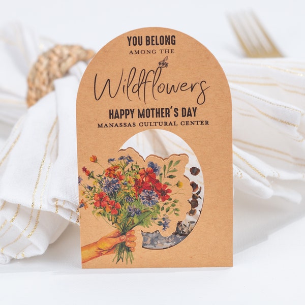 MOTHER'S DAY FAVORS • Seed Packets • International Women's Day • Spa Day • Wildflowers • Eco-Friendly • Bespoke • ShakerSeeds® - 343