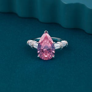 シャンカリジュエリー ピンクトパーズシルバーリング VOGUE ピンクトパーズリング スターリングシルバーリング