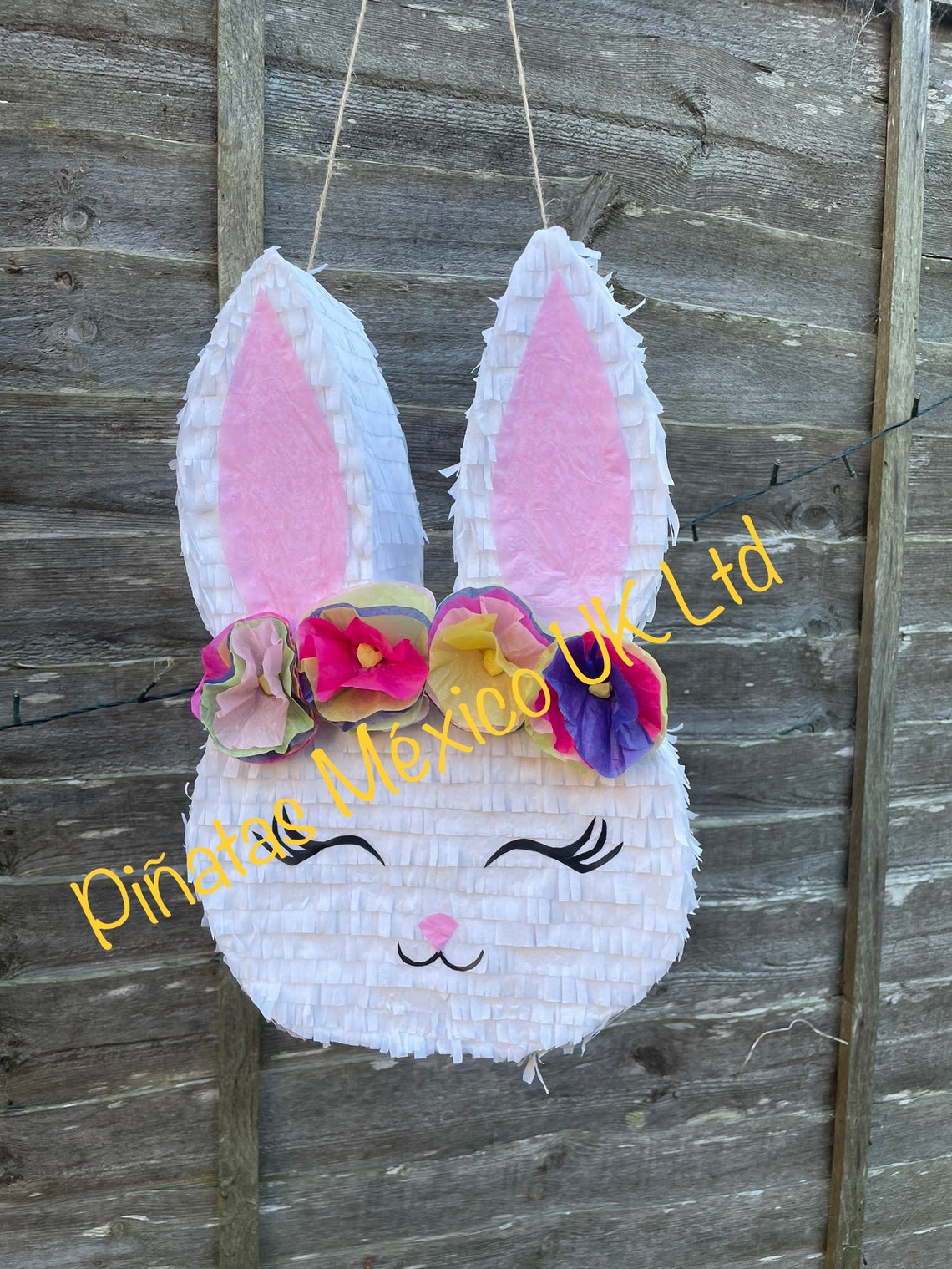 Easter Bunny Rabbit Face Pinata - Etsy