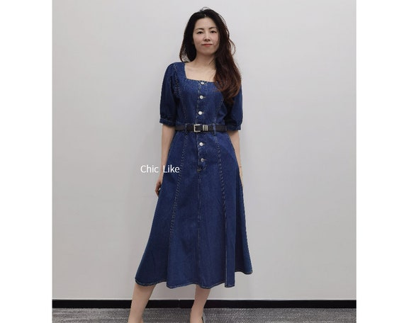 Ameri　4WAY DENIM DRESS COAT　Mサイズ　【未着用美品】 Ameri Vintage 4WAY DENIM DRESS COAT Mサイズ