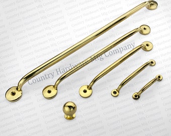 Unlacquered Brass Bubble Handles