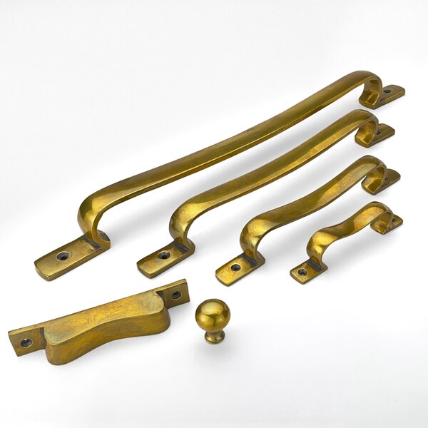 Antique Brass Handle Etsy