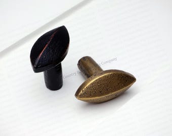 Solid Brass Petal Cabinet Knob