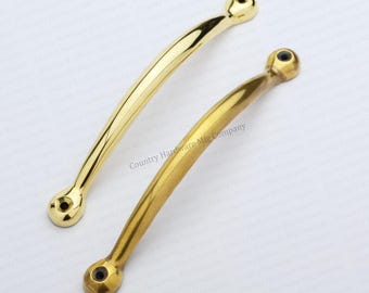 Unlacquered Solid Brass Bead Pull