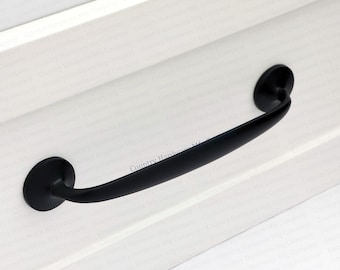 Solid Brass Heritage Pull - Black