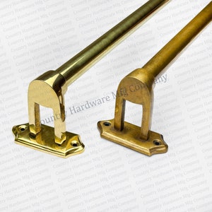 Georgian Brass Pot Rail