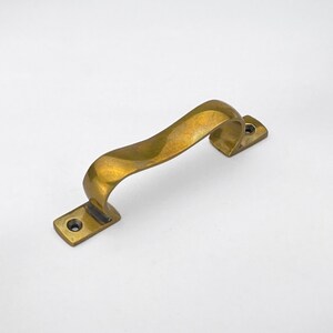 Strong Ribbon Handles Antique Unlacquered Brass Ribbon Handles - Etsy