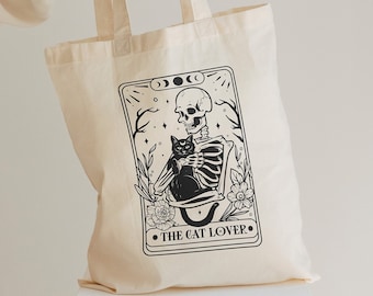 Bolso de cartas del tarot, regalo para mamá gatuna, bolso de tarot para gatos, bolso para amantes de los gatos, bolso de bruja, bolso de bruja celestial, regalo para hija gatuna, regalo para novia gatuna