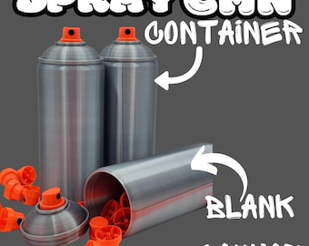 Spray Can Stash Container - Graffiti Artist Canvas, 1:1 Scale