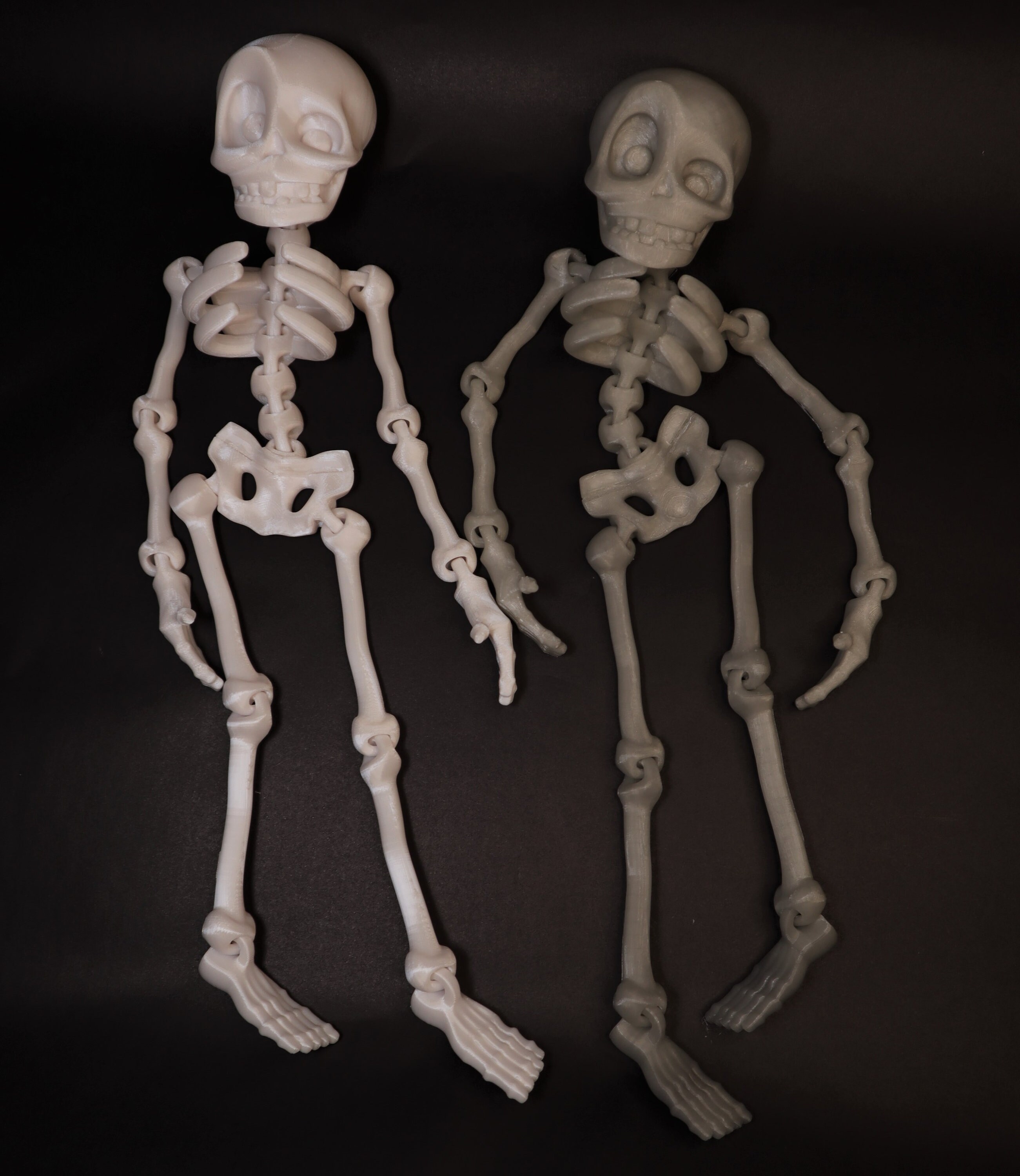 Flexible Skeleton, Action Figure, Halloween, Christmas - 3D