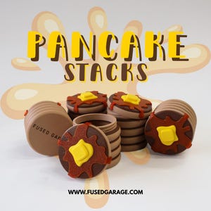 Pilas de panqueques - Contenedor de almacenamiento - Mini panqueques