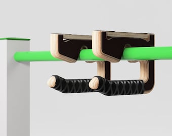 Plywood Pull Up Bar Handles: Neutral Grip Calisthenics