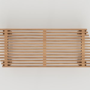 Handmade Wooden Monitor Stand: Japanese Minimalist Desk Riser image 6